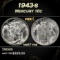 1943-s Mercury Dime 10c ms67 fsb SEGS