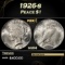 1926-s Peace Dollar $1 Grades ms64