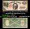 1917 $1 Large Size Legal Tender Note Grades vf+ Signatures Speelman/White