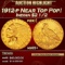 1912-p Gold Indian Quarter Eagle Near Top Pop! $2 1/2 ms65+ SEGS