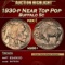 1930-p Buffalo Nickel Near Top Pop 5c ms66+ SEGS