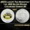 2024 Luxury Tax Monopoly 1oz .999 Silver Round Colorized Samoa Round