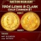 1904 Lewis & Clark Gold Commem Dollar 1 ms66+ SEGS