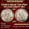 1916-d Walking Liberty Half Dollar Near Top Pop 50c ms66+ SEGS