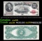 1917 $2 Large Size Legal Tender Note Thomas Jefferson Grades Choice AU Signatures Speelman/White