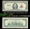 1966 $100 Red Seal United States Note Grades au53