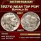 1927-d Buffalo Nickel Near Top Pop! 5c ms65+ SEGS