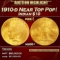 1910-d Gold Indian Eagle Near Top Pop! $10 ms66+ SEGS