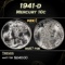1941-d Mercury Dime 10c ms67 fsb SEGS