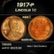 1917-p Lincoln Cent 1c Grades ms65 rd