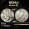 1934-d Peace Dollar $1 Grades ms64
