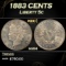 1883 CENTS Liberty Nickel 5c Grades ms64