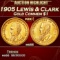 1905 Lewis & Clark Gold Commem Dollar 1 ms66 SEGS