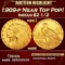 1909-p Gold Indian Quarter Eagle Near Top Pop! $2 1/2 ms66 USCG