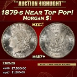 1879-s Morgan Dollar Near Top Pop! $1 ms67+ SEGS