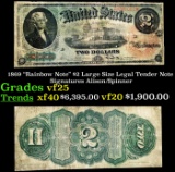1869 $2 Large Size Legal Tender Note 