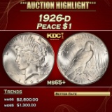 1926-d Peace Dollar $1 ms65+ SEGS