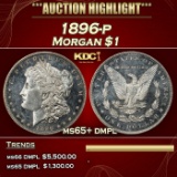 1896-p Morgan Dollar $1 ms65+ dmpl SEGS