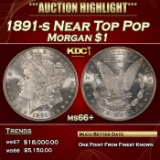 1891-s Morgan Dollar Near Top Pop $1 ms66+ SEGS
