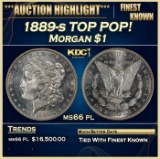 1889-s Morgan Dollar TOP POP! $1 ms66 pl SEGS
