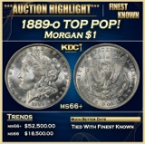 1889-o Morgan Dollar TOP POP! $1 ms66+ SEGS