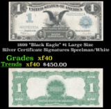 1899 $1 large size Silver Certificate 