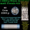 BU Shotgun Jefferson 5c roll, 2005-p Bison 40 pcs Bank $2 Nickel Wrapper