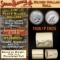 OI- SEARS Peace Silver Dollar $1 Roll 10 Coins Circulated 1928/'S' Rev Ends