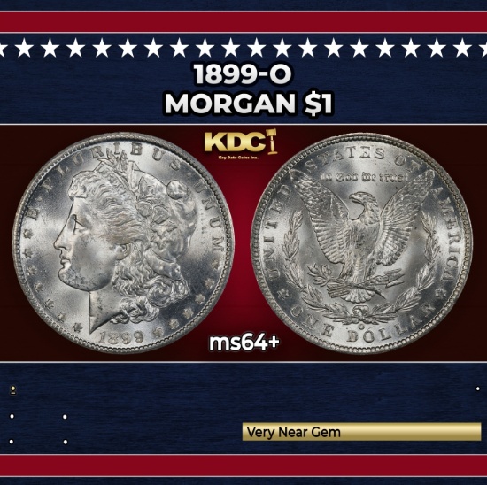 1899-o Morgan Dollar $1 Grades ms64+