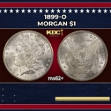 1899-o Morgan Dollar $1 Grades ms62+