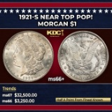 1921-s Morgan Dollar Near Top Pop! $1 ms66+ SEGS