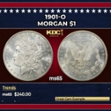 1901-o Morgan Dollar $1 Grades ms65