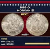 1885-o Morgan Dollar $1 Grades ms65+