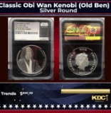 NGC 2017 Star Wars Classic Obi Wan Kenobi (Old Ben) $2 Niue 1oz Silver Proof pr70 dcam NGC Other Toy