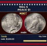 1924-s Peace Dollar $1 ms64 SEGS