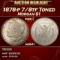 1878-p 7/8tf Morgan Dollar Toned $1 ms64+ SEGS