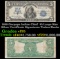 1899 $5 Large Size Silver Certificate Oncpapa Indian Chief  Grades vf+ Signatures Teehee/Burke