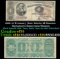 1890 $1 Treasury Note Edwin M Stanton Grades vf+ Signatures Rosecrans/Huston