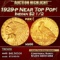 1929-p Gold Indian Quarter Eagle Near Top Pop! $2 1/2 ms66 SEGS