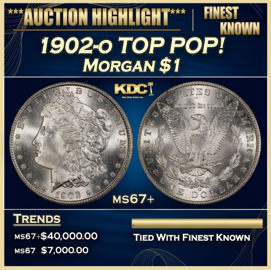 1902-o Morgan Dollar TOP POP! $1 ms67+ SEGS