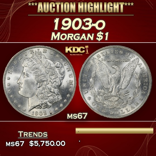 1903-o Morgan Dollar $1 ms67 SEGS