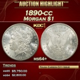 1890-cc Morgan Dollar $1 ms64+ SEGS