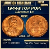 1944-s Lincoln Cent TOP POP! 1c ms67+ rd SEGS