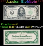 1934A $1000 Green Seal Federal Reserve Note President Grover Cleveland San Francisco, CA Grades Choi