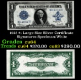 1923 $1 large size Silver Certificate Grades Choice CU Signatures Speelman/White