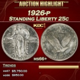 1926-p Standing Liberty Quarter 25c ms66+ SEGS