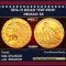 1914-d Gold Indian Half Eagle Near Top Pop! $5 ms65+ USCG