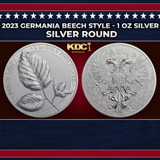 2023 Germania Beech Style - 1 oz Silver Round Round