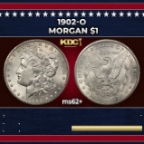 1902-o Morgan Dollar $1 Grades ms62+