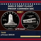 2003-p First Flight Proof Modern Commem Half Dollar 50c pr70 dcam SEGS